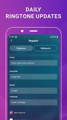 Music ringtones for android android App screenshot 1